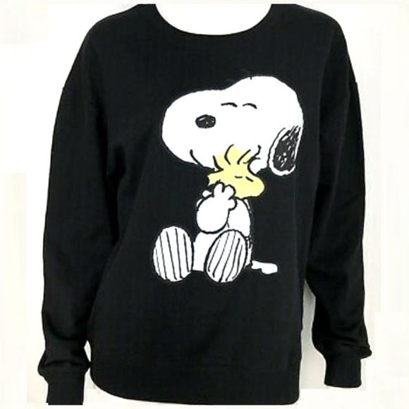Peanuts Tops - *3/$45** Peanuts Snoopy & Woodstock Sweatshirt